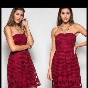 Stunning Fall eyelet dress